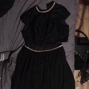 Two piece formal dress